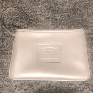 Coach Pearl White Wristlet.